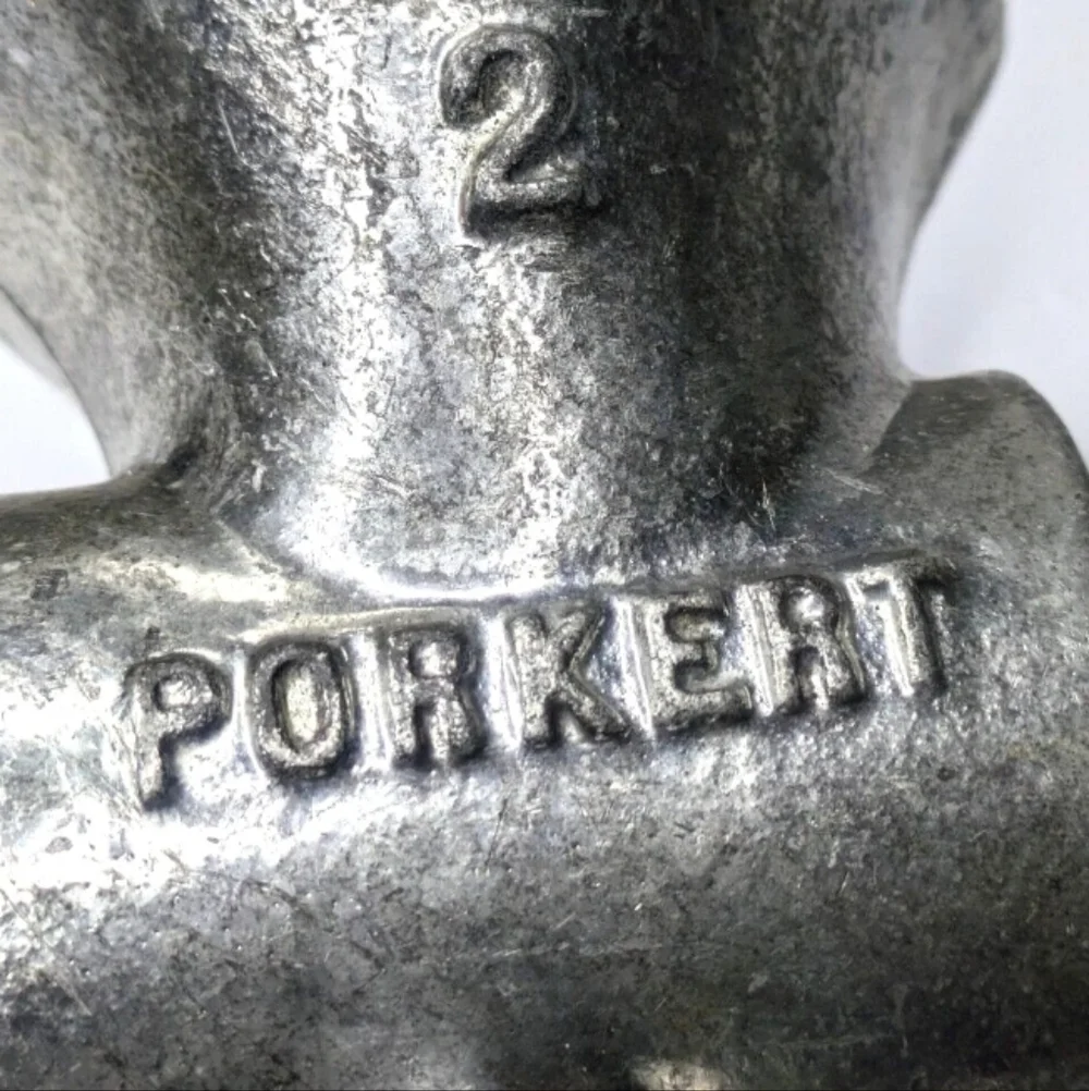 Vintage Porkert No 2 Solid Steel Meat Grinder Made In Czechoslovakia - Picture 5 of 9